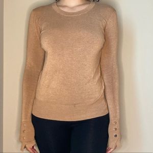 Zara sweater with gold detail